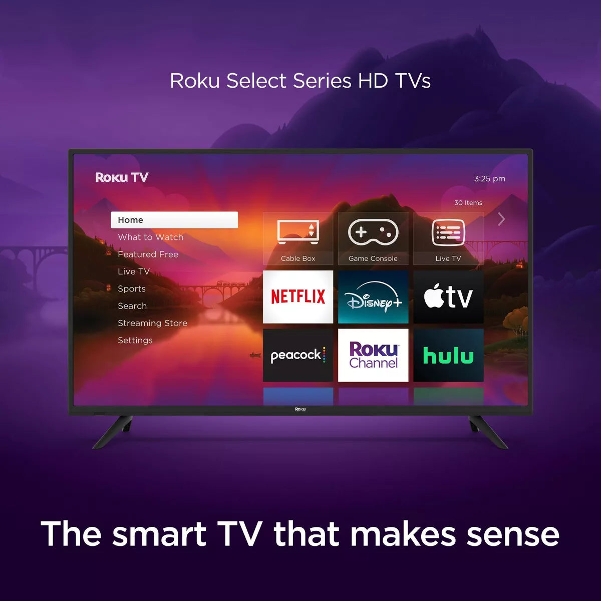 Roku 40" Select Series 1080P Full HD Smart Roku TV with Roku TV Remote: Wi-Fi, LED