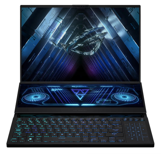 ROG Zephyrus Duo 16 Gaming Laptop, 16” Mini LED 240Hz/3Ms, QHD 16:10, NVIDIA Geforce RTX 4090, AMD Ryzen 9 7945HX, 32GB DDR5, 2TB SSD, Windows 11 Pro, GX650PY-XS97
