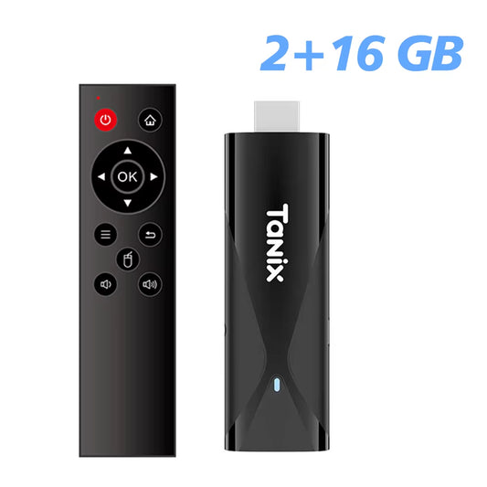 TANIX TX8 Smart TV Box Android 10 TV Stick Allwinner H313 2GB 16GB 2.4G WIFI 4K MINI TV Dongle