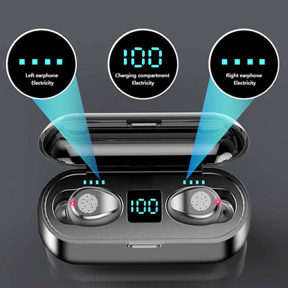 Bluetooth Earbuds TWS 5.3 All Phones Laptop Tablet Wireless Earphone Waterproof