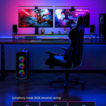 Color Music Game Sync 24" Screen Gaming Amosphere Ambient Smart TV Monitor LED Strip Backlight Light for Computer Screen (24Inch)