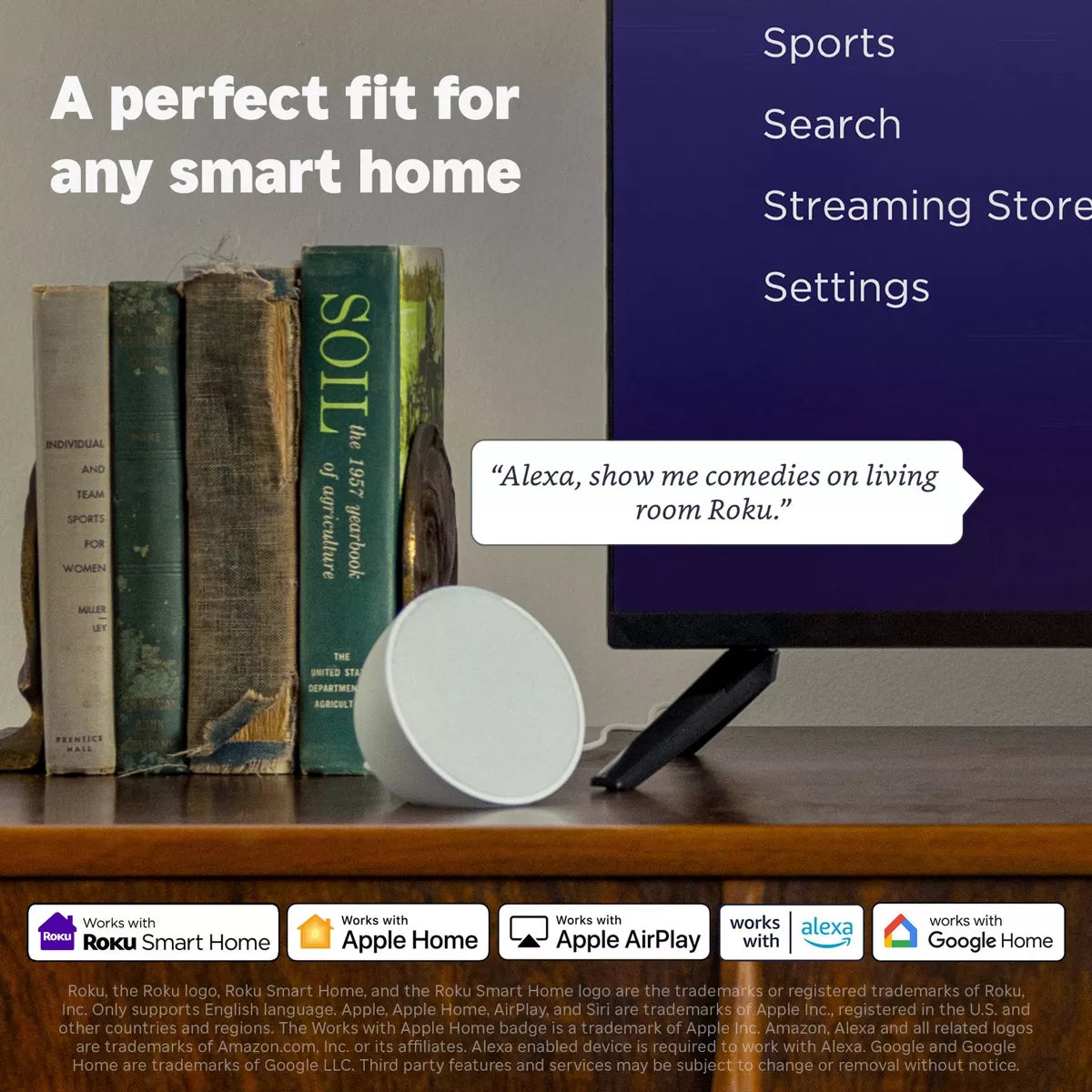 Roku 50" Select Series 4K HDR Smart Roku TV with Roku TV Remote